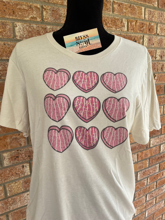 Heart cake t-shirt